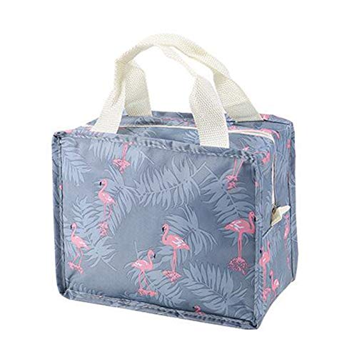 Funnmart Fashion Flamingo Cosmetic Bag Women Portable Make Up Bag Travel High Capacity Handbag Makeup Bag Toiletry Kits Necessaire