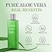 Aloderma Fresh Aloe Vera Face Hydrator Made with 99.8% Organic Aloe Vera Within 12 Hours of Harvest - No Thickeners Great for Acne Prone & Sensitive Skin Repair, Scalp, & Hair 240ml