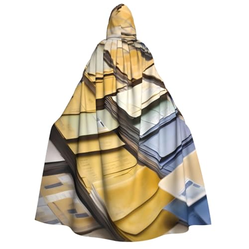 Cape à capuche adulte pour transformer un vêtement simple en costume de magicien