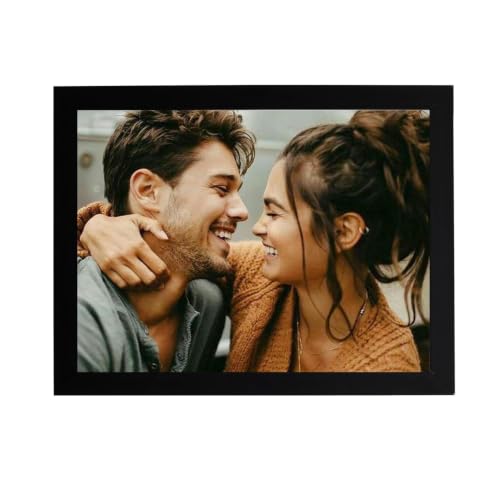 Image of Personalized Romantic Couple Photo Frame Custom MDF Picture Frame with Your Photo Wall Hanging Home Decor Gift 16 x 24 Inch