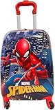 Children Kids Holiday Travel Character Suitcase Luggage Trolley Bags 18" (18" Man Spiderman)