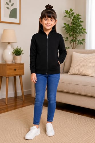 Image of ADBUCKS Girl's Cotton Hooded Sweatshirt