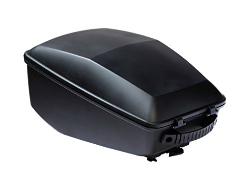 Racktime Unisex Adult Box Tour Bicycle Basket, Black, 1 Size