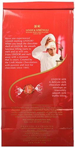 Lindt LINDOR Milk Chocolate Truffles, Kosher, 8.5 Ounce (Pack of 6)