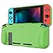 JETech Protective Case for Nintendo Switch 2017, Grip Cover with Shock-Absorption and Anti-Scratch Design (Green)
