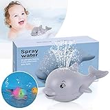 🐳【Creative Bath Toys】 - Niedliche Cartoon-Tierbadespielzeuge eignen sich für Kinder zum Spielen im Pool oder Badezimmer. Lassen Sie sie sich in das Baden verlieben und entwickeln Sie eine gute Angewohnheit, ihren Körper zu reinigen. Dies ist das beste kreative Badezimmerspielzeug!