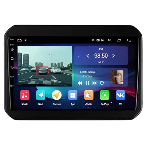 Navegador GPS para Suzuki Ignis contra despistes en autopista con asistente de carril
