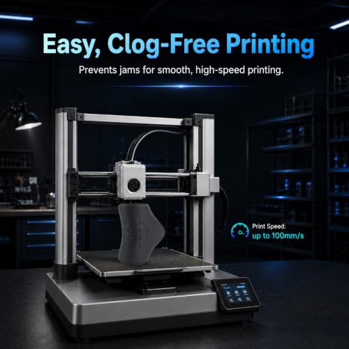 Image of Siraya Tech Flex TPU Air 95A Active Foaming 3D Printer Filament, Black 1kg | Adjustable Hardness (75A-95A), Up to 50% Lighter, Easy to Print Soft TPU, Clog-free Printing for Wearables & Prototypes