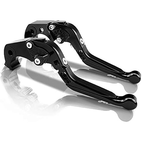 CNC Extendable Foldable Motorcycle Adjustment Pivot Short Levers Brake Clutch Compatible with VF750S Sabre 1982-1986 VFR800/F 2002-2018 VFR 800X 11-13 VFR750 1991-1997 CBF1000 06-09 VFR 1200X 09-14 Cover