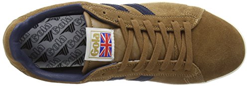 Image of Gola Equipe Suede - Sneakers for Men - Contrasting Wingflash - Heel Return - Durable Cupsole - Low Silhouette