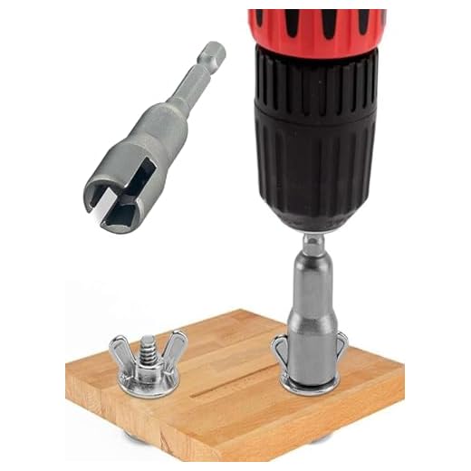 1Pcs Power Wing Nut Driver 1/4 Quick Connect Hex Shank Socket Wrenches Tool for Panel Screws Eye C Hook