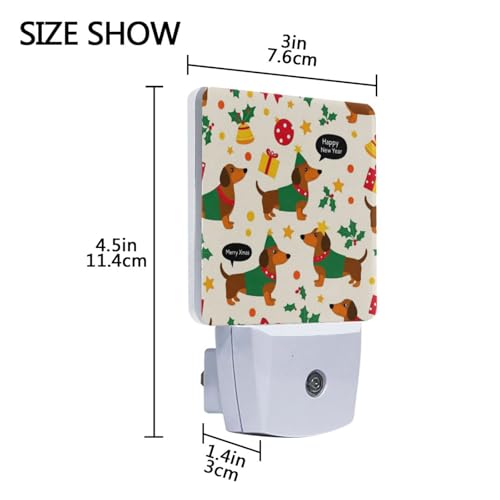 Lámpara de noche con sensor Aslsiy LED 2 piezas miniatura 4