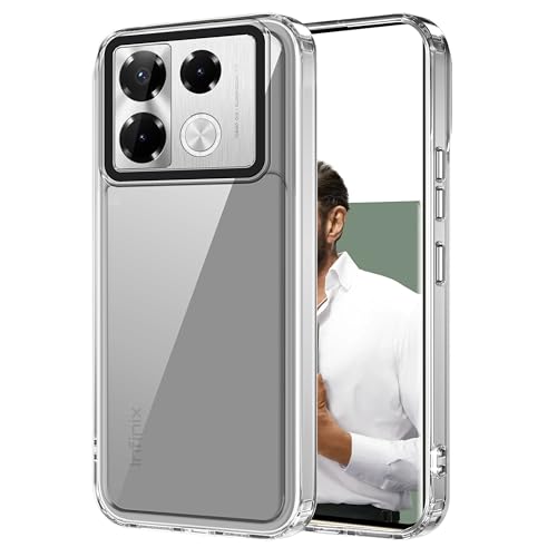 Image of Zapcase Back Case Cover for Infinix Note 40 Pro Plus 5G | Compatible for Infinix Note 40 Pro Plus 5G Back Cover | Case Cover with Camera Protection | (TPU + PC | Transparent)