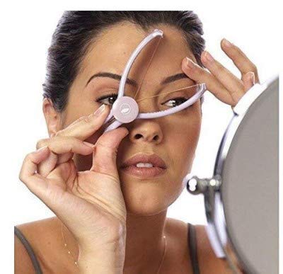 Silique Eyebrow Face and Body Hair Threading and Removal Epilators System Multi Use with extra 6 thread, Wipe, Unisex adult-image-34