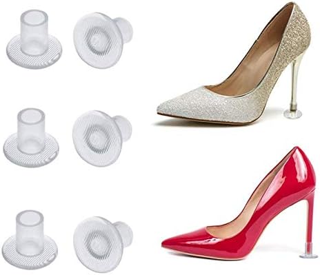 3 Pairs Heel Stoppers High Heel Protectors for Wedding or Outdoor Events