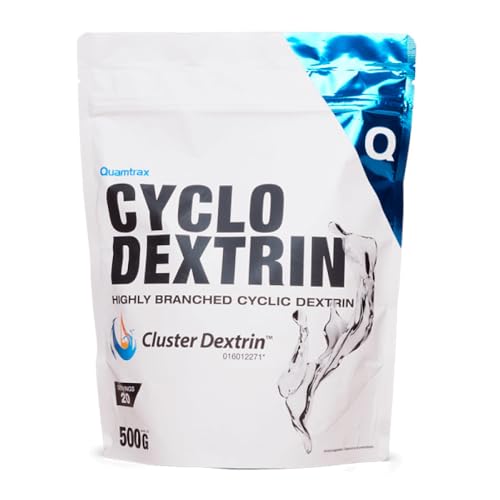 Quamtrax Nutrition - Cyclodextrin - 500 g - Energía sostenida, rápida absorción y sin picos de glucosa.