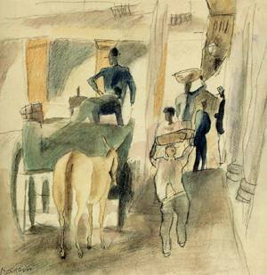 Peinture à l'huile tableau Jules Pascin reproduction d'art Cuba 1916 toile