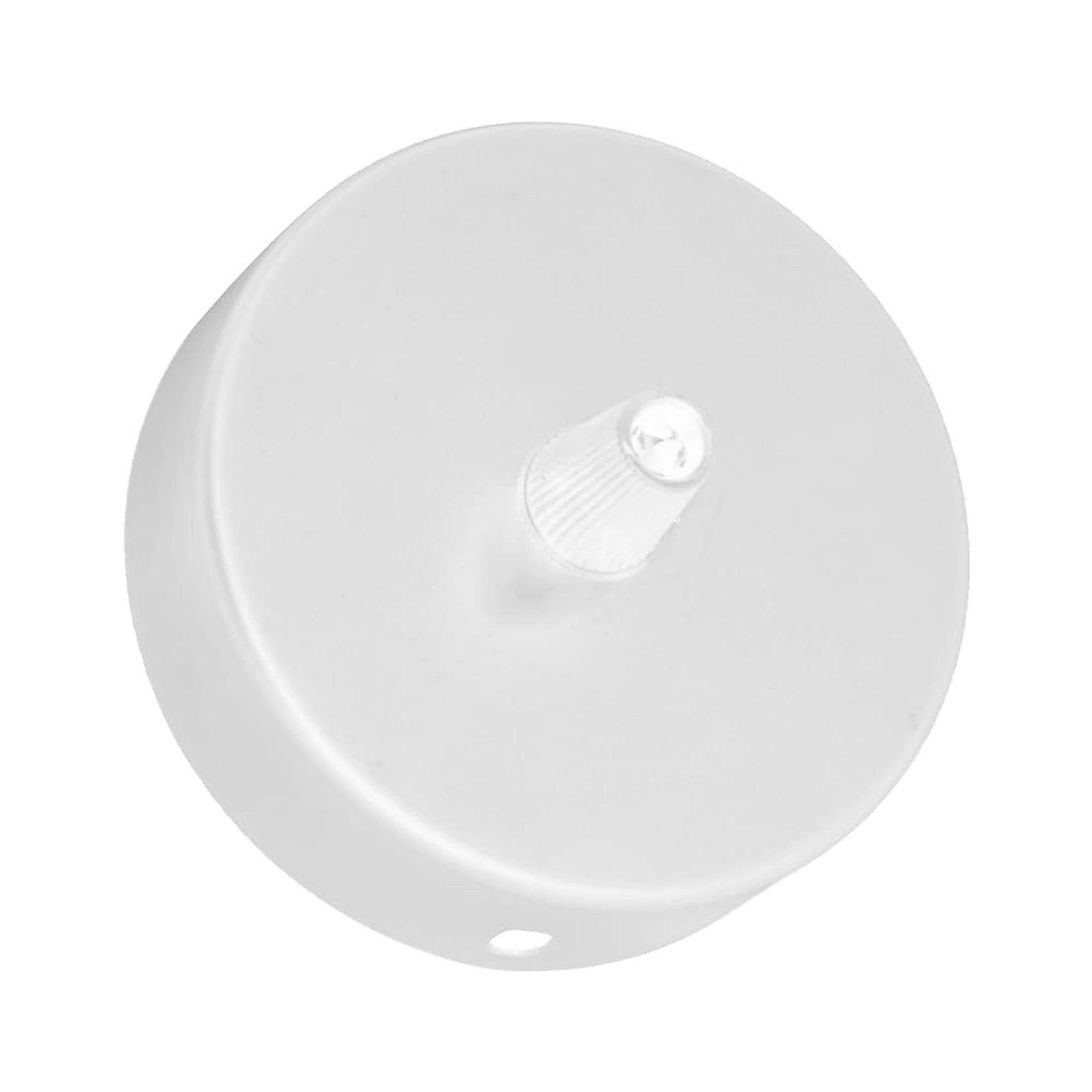 2 Piezas Rosetón Lampara Techo Blanco 80 x 25 mm Metálico Rosetón para Lampara de Techo Embellecedor de Lámparas Accesorios para Montaje de Lámparas Blanco