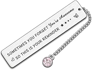 JMIMO Inspirational Gifts for Women Encouragement Gifts Bookmark for Friend Her BFF Thank You Appreciation Gifts for Colleague Coworker Boss Teacher