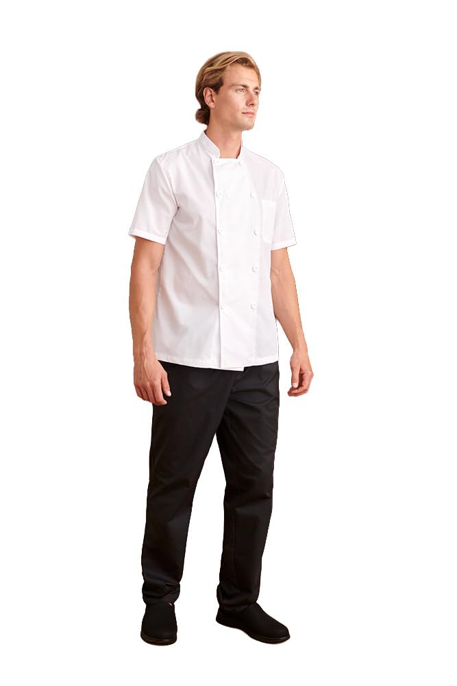 Pantalón Largo Uniforme Cocina Unisex con Bolsillos Y Cintura elástica. Cocinero/Cocinera/Hostelería. Ref: 4115. Disfruta de la Excelencia.