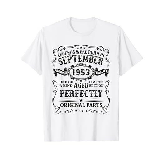 Las Leyendas Nacen Septiembre 1953 Regalo 71 Años Cumpleaños Camiseta