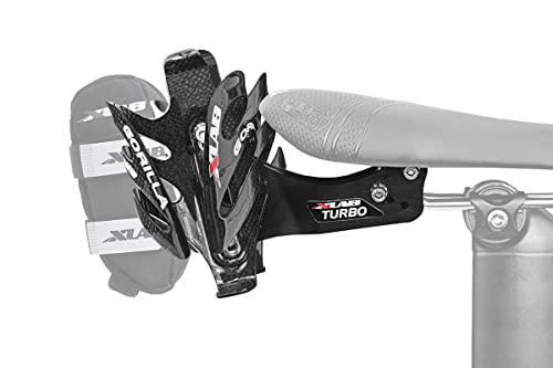 XLAB Turbo Wing System - Gorilla - Dual Rear Hydration System for Road and Triathlon Bikes – Gloss Black Cages - Image 3