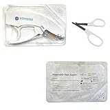 Einweg-Heftgerät, steril, 10 Stück mit 35 Stichen und Entfernen von Heftklammern