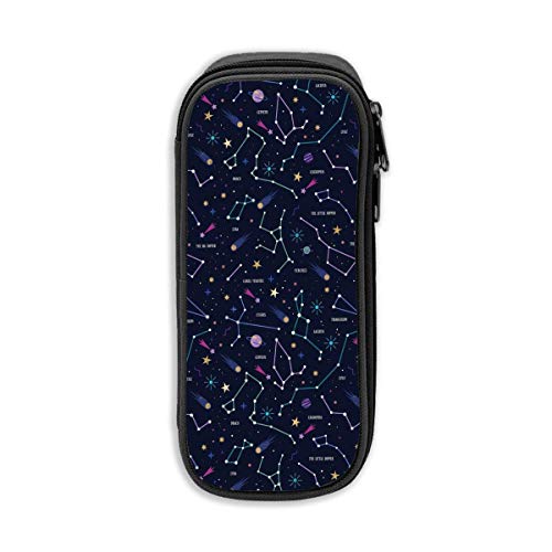 Preisvergleich Produktbild Space Pencil Pen Case Beuteltasche Student Stationery Office Kosmetische Schminktasche Aufbewahrung Schwarz