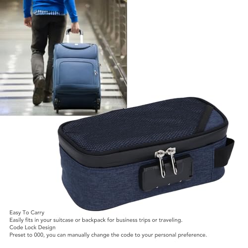 Odor Proof Pouch Organizer, Code Lock Design Smell Proof Container Portable Easy Using for Travel2