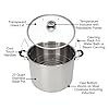 Harvest Stainless Steel 20 Qt Canning Pot with Rack | Water Bath or Steam Canning | Works on All Stovetops Including Induction, Glass, Gas (Stainless Steel Canner + Tools) (Stainless Steel Canner)