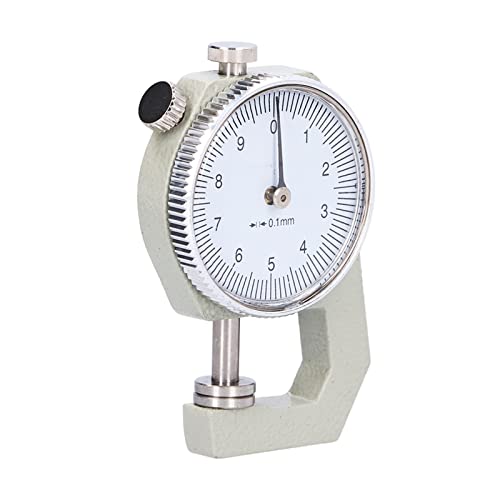 Calibrador de Espesor Cyrank 0~10mm, Herramienta para Medir Espesor de Metal, Papel, Cuero con Indicador de Dial miniatura 6