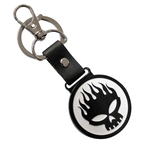 [Rock Off officially licensed products] The Offspring Skull Band Logo L[z_[ Keychain Size One Size