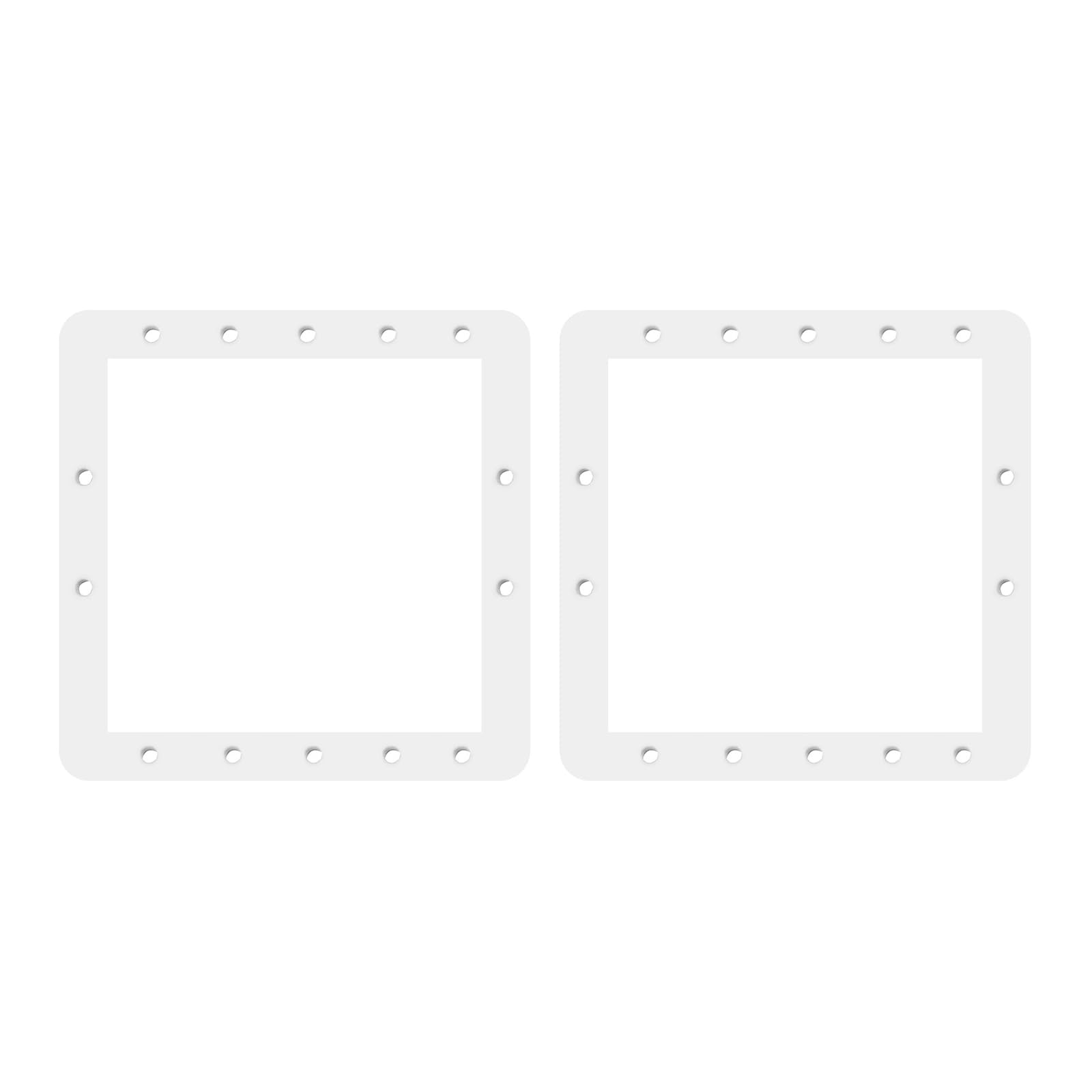 Xuancai Weather Resistant Pool Pumps Skimmer Gasket 2Pcs Strong Seals Pool Drain Accessories for Underground Swimming Pools Skimmer Gasket Replacement