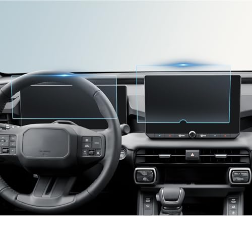 Protection écran mat Toyota RAV4 2026 BIBIBO lot de 2 verres trempés anti-reflet pour GPS et tableau de bord