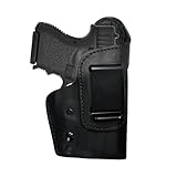 Urban Carry LockLeather IWB Holster for Glock 26 (All Gens) - Secure & Comfort Hybrid Leather/Polymer Design