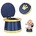 Lictin Pot Bébé Toilette - Toilette Enfant Pliable Pot Enfant Pot Bebe Pour File en Garcon, avec 15PCS Sacs de Pot Toilette Bébé Jetables et 2PCS Sacs à Urine