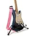 TimbreGear Pink Kids Guitar Strap with FREE STRAP BUTTON AND (2) STRAP LOCKS, AMAZING GIFT & VALUE