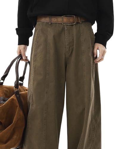 Men's Baggy Jeans Y2K Streetwear Pants Wide Leg Hip Hop Extra Loose Fit Skater Denim Long Casual Trousers3