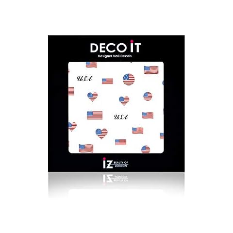 USA Flag Nail Decals by iZ Beauty LDN Cover
