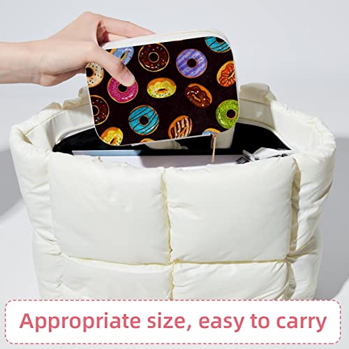 Boîte à bijoux compacte donut pour ranger colliers sans nœuds