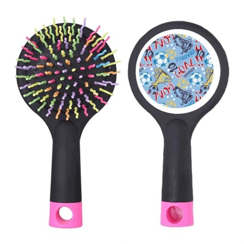 Brosse à cheveux démêlante pour éliminer les nœuds sans douleur Football