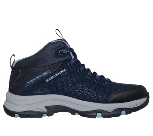 Skechers Women's Relaxed Fit: Trego - Trail Kismet Water-Repellent Mid-Top Hiking Boot Navy/Gray - 180001-NVGY