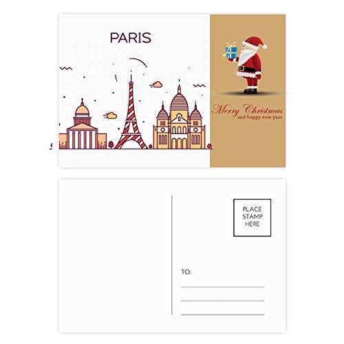 Cartes de Noël Paris collection premium lot de 20 illustrations artistiques