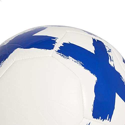 Adidas Starlancer Club Contrast Printed Logo Two-Tone Soccer Balll, Size 3  - White and Team Royal Blue: Buy Online at Best Price in Egypt - Souq is  now Amazon.eg