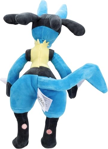 Pokemon Kuscheltier XXL Lucario 30 cm – Plüschtier – Neue 2023 – Plush - Offiziell Lizenziertes Pokemon Spielzeug