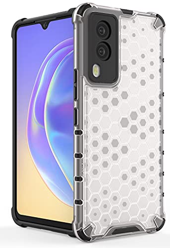 Image of Glasgow Back Case Cover Compatible with Vivo V21E 5G (Stylish Design) -Transparent