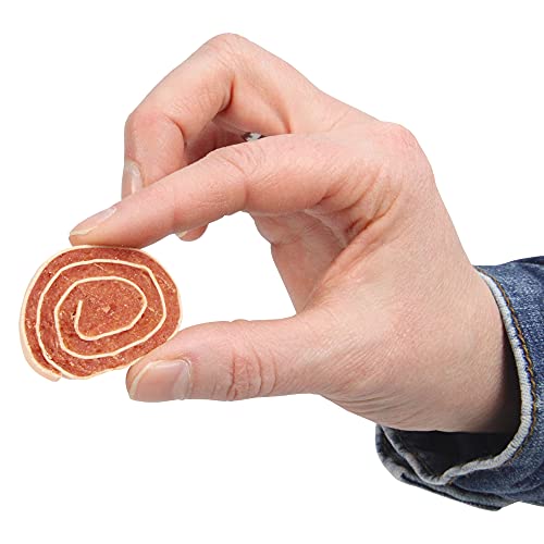Hundekekse - Hähnchen Seelachs Roulade - 200g - aus frischem Hähnchenfilet und echtem Seelachs - fettarm zart und delikat