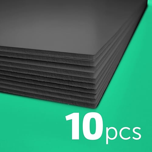 Flipside Products Total Black Foam Board 20" x 30" - Premium Double-Sided with Black Core - 3/16" Thick - Presentations, Signboards, Backing Board, Display - Pack of 10 by Flipside Products - Image 2