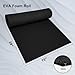 EVA Foam Roll - 2mm Thick Black Craft Foam Sheets - 15