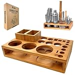 Barillio Bamboo Stand for Bartender Kit Storage (Bar Tools are Not Included) | Cocktail Shaker Set Wood Holder | Perfect Match with Barillio Complete Bar Tool Set